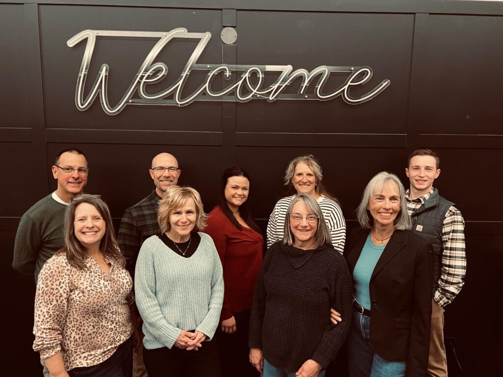 Group photo of 9 staff members of CCEF Montana.
